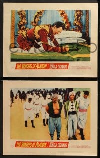 3k494 WONDERS OF ALADDIN 8 LCs 1961 Mario Bava's Le Meraviglie di Aladino, Donald O'Connor!