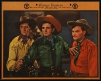 3m035 RANGE BUSTERS Dixie ice cream premium 1940s c/u Crash Corrigan, Dusty King & Alibi Terhune!