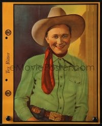 3m038 TEX RITTER Dixie ice cream premium 1939 smiling portrait of the singing cowboy star!