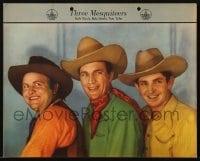 3m039 THREE MESQUITEERS Dixie ice cream premium 1941 Bob Steele, Rufe Davis & Tom Tyler!