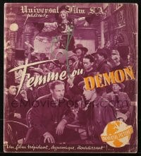 3m215 DESTRY RIDES AGAIN French pressbook 1939 James Stewart, Marlene Dietrich, posters shown!