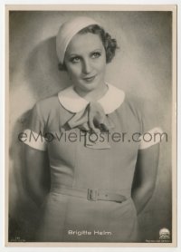 3m012 BRIGITTE HELM #721 German Ross postcard 1925 posed portrait with her hands behind her back!