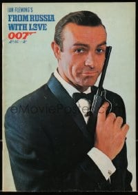 3m496 FROM RUSSIA WITH LOVE Japanese program 1964 different images of Sean Connery as James Bond!