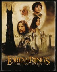 3m545 LORD OF THE RINGS: THE TWO TOWERS Japanese program 2003 Jackson, J.R.R. Tolkien, cool images!