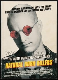 3m564 NATURAL BORN KILLERS Japanese program 1994 Oliver Stone, Woody Harrelson, Juliette Lewis!
