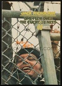 3m574 ONE FLEW OVER THE CUCKOO'S NEST Japanese program 1976 Jack Nicholson, Milos Forman, different!