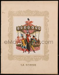 3m237 LA RONDE French pressbook 1950 Max Ophuls, posters shown, very rare!
