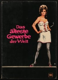 3m181 OLDEST PROFESSION German pressbook 1968 different images of sexy prostitute Raquel Welch!