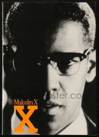 3m550 MALCOLM X Japanese program 1992 Spike Lee, Denzel Washington as the African American leader!