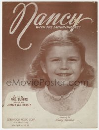 3m348 NANCY sheet music 1944 written by Phil Silvers, inspired by young Nancy Sinatra!