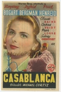 3m682 CASABLANCA Spanish herald 1946 different image of Ingrid Bergman, Michael Curtiz classic!