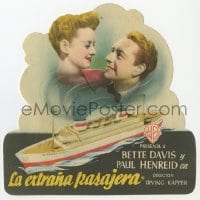 3m862 NOW, VOYAGER die-cut Spanish herald 1948 Bette Davis, Paul Henreid, different ship image!