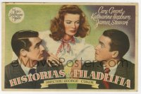 3m881 PHILADELPHIA STORY 1pg Spanish herald 1944 Katharine Hepburn, Cary Grant, James Stewart