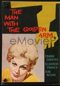 3m551 MAN WITH THE GOLDEN ARM Japanese program 1956 addict Frank Sinatra, Kim Novak, different!