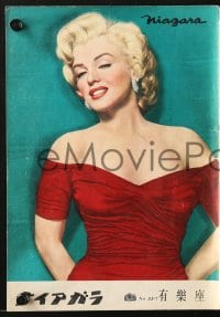 3m567 NIAGARA Japanese program 1953 sexy Marilyn Monroe, Joseph Cotten, different images!