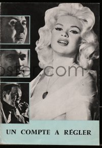 3m234 IT TAKES A THIEF French pressbook 1961 sexy Jayne Mansfield leads English thieves, Quayle