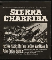 3m179 MAJOR DUNDEE German pressbook 1965 Sam Peckinpah, Charlton Heston, Civil War battle art!