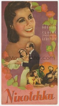 3m852 NINOTCHKA 4pg Spanish herald 1941 Greta Garbo & Melvyn Douglas, directed by Ernst Lubitsch!