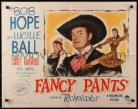 3p781 FANCY PANTS 1/2sh 1950 close-up artwork of Lucille Ball and Bob Hope!