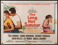 3p852 LONG, HOT SUMMER 1/2sh 1958 Paul Newman, Joanne Woodward, Faulkner, directed by Martin Ritt!