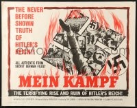 3p869 MEIN KAMPF 1/2sh 1961 terrifying rise and ruin of Hitler's Reich from secret German files!