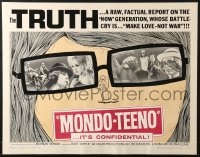 3p874 MONDO TEENO 1/2sh 1967 truth about the NOW generation, make love-not war!
