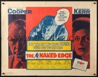 3p882 NAKED EDGE 1/2sh 1961 Deborah Kerr, only the man who wrote Psycho could jolt you like this!