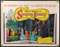 3p928 SLEEPING BEAUTY 1/2sh 1959 Walt Disney cartoon fairy tale fantasy classic, colorful image!