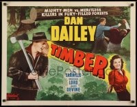 3p964 TIMBER 1/2sh R1948 by Marjorie Lord, who's with Andy Devine & Dan Dailey Jr.!