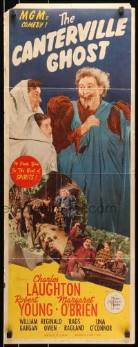 3p044 CANTERVILLE GHOST insert 1944 Charles Laughton, Robert Young & Margaret O'Brien!