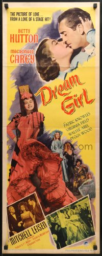 3p080 DREAM GIRL insert 1948 Betty Hutton did what every girl wants to do, and doesn't dare!