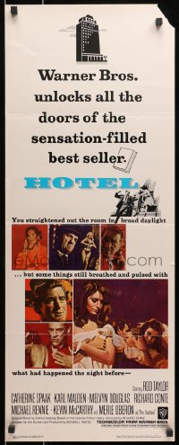 3p128 HOTEL insert 1967 from Arthur Hailey's novel, Rod Taylor, Catherine Spaak, Karl Malden