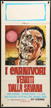 3p467 SQUIRM Italian locandina 1976 wild completely different gruesome art by Sandro Symeoni!