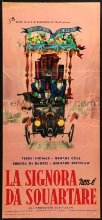 3p486 TOO MANY CROOKS Italian locandina 1958 wacky art of Terry-Thomas, George Cole, Sidney James!