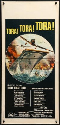 3p487 TORA TORA TORA Italian locandina R1977 attack on Pearl Harbor, Japanese Zero fighters!