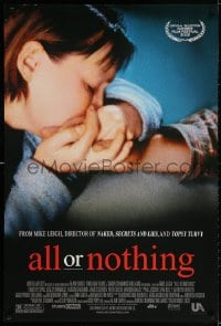 3r605 ALL OR NOTHING DS 1sh 2002 directed by Mike Leigh, close up of Timothy Spall!