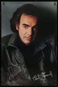 3r202 NEIL DIAMOND 24x36 commercial poster 1990s close-up wearing great leather jacket!