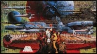 3r215 STAR WARS 22x40 German commercial poster 1996 artwork of Vader, top cast by Noriyoshi Ohrai!