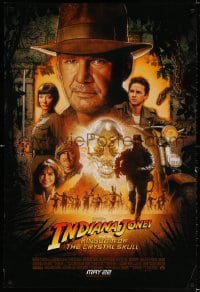 3r770 INDIANA JONES & THE KINGDOM OF THE CRYSTAL SKULL int'l advance 1sh 2008 May 22 style, Drew!