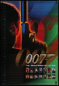 3r142 JAMES BOND COLLECTION 27x40 video poster 1999 Connery, Moore, Brosnan, all the greats!