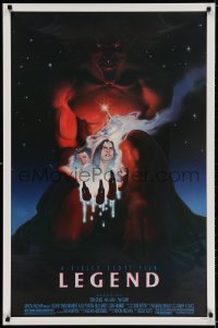 3r804 LEGEND 1sh 1986 Tom Cruise, Mia Sara, Tim Curry, Ridley Scott, cool fantasy artwork!