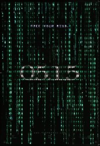 3r821 MATRIX RELOADED holofoil teaser 1sh 2003 Keanu Reeves, free your mind on 05.15!