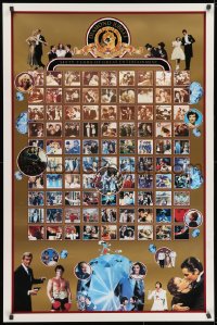 3r826 MGM DIAMOND JUBILEE 1sh 1983 images of all the Metro-Goldwyn-Mayer greats on gold background!