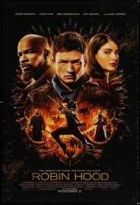 3r889 ROBIN HOOD advance DS 1sh 2018 Taron Egerton in the title role, Jamie Foxx and top cast!