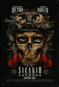 3r903 SICARIO: DAY OF THE SOLDADO advance DS 1sh 2018 Benicio Del Toro, Josh Brolin, Santa Muerte!
