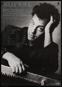 3r074 BILLY JOEL 23x33 music poster 1984 From a Piano Man to an Innocent Man, great image!