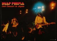 3r077 DEEP PURPLE 23x33 Japanese music poster 1977 stage image from Last Concert in Japan!