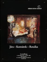 3r269 JIRA - KOMAREK - ROUCKA 24x32 German museum/art exhibition 1987 Josef, Vladimir & Pavel!