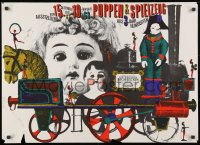 3r298 PUPPEN & SPIELZEUG 24x33 German museum/art exhibition 1962 dolls and toys with train!