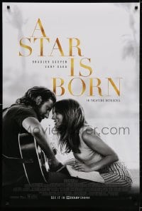 3r925 STAR IS BORN advance DS 1sh 2018 Bradley Cooper stars and directs, romantic image w/Lady Gaga!